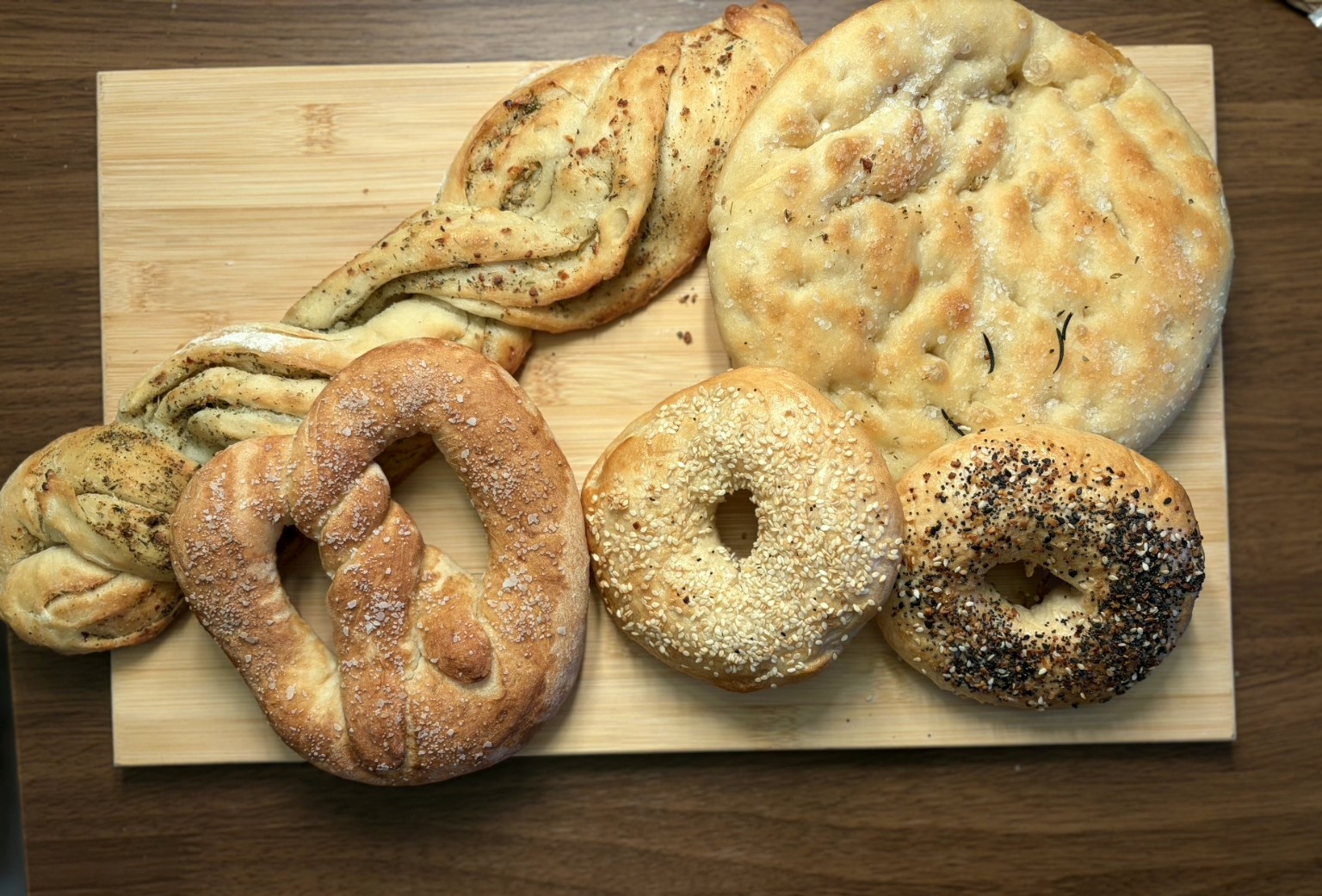 Assorted artisan breads